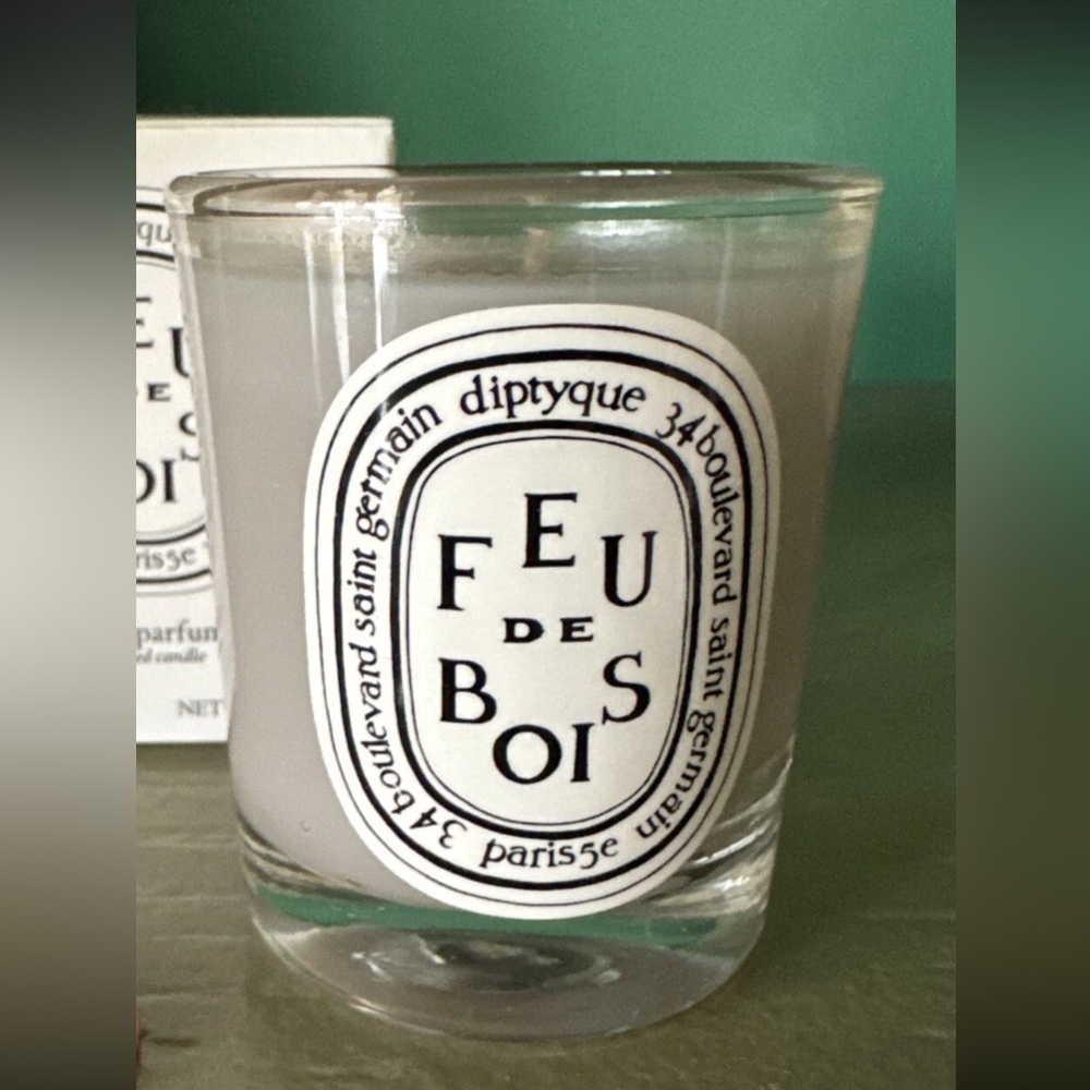 Diptyque Feu de Bois Candle New in Box 35g Travel Mini Size